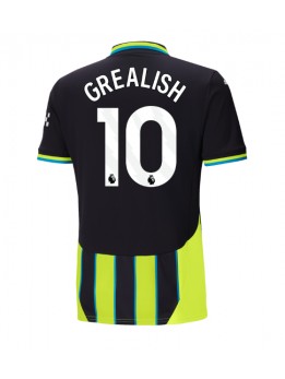 Manchester City Jack Grealish #10 Replika Borta Kläder 2024-25 Kortärmad